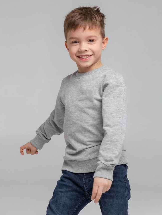 Свитшот Toima Kids серый меланж, 10 лет фото 11