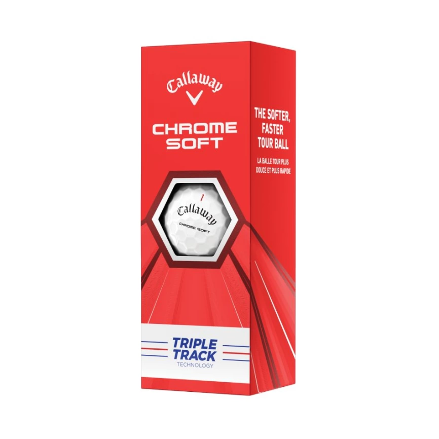 Набор мячей для гольфа Callaway Chrome Soft Triple Track фото 1