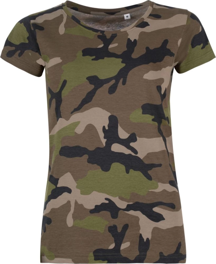 Футболка женская Camo Women 150 камуфляж, размер XXL фото 1