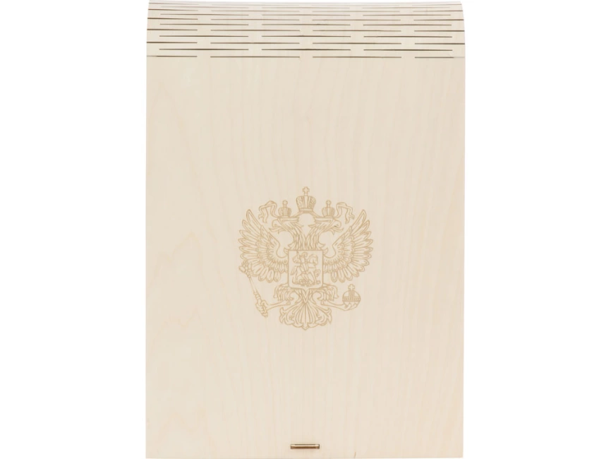 Набор бокалов для шампанского За Россию Chinelli в деревянной коробке фото 5