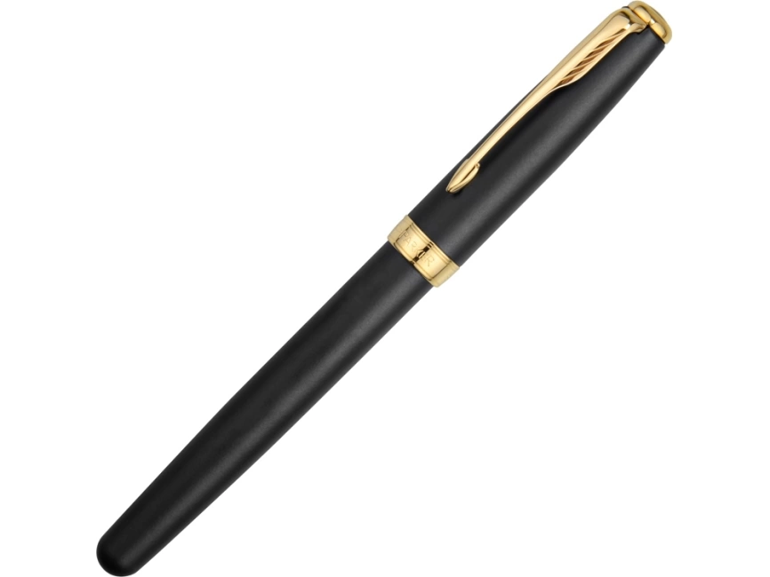 Ручка-роллер Parker модель Sonnet Matte Black GT в футляре фото 1
