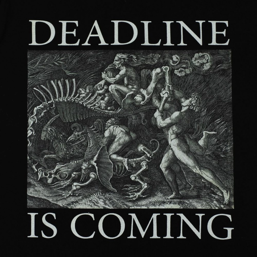 Футболка Deadline, черная, размер XL фото 2