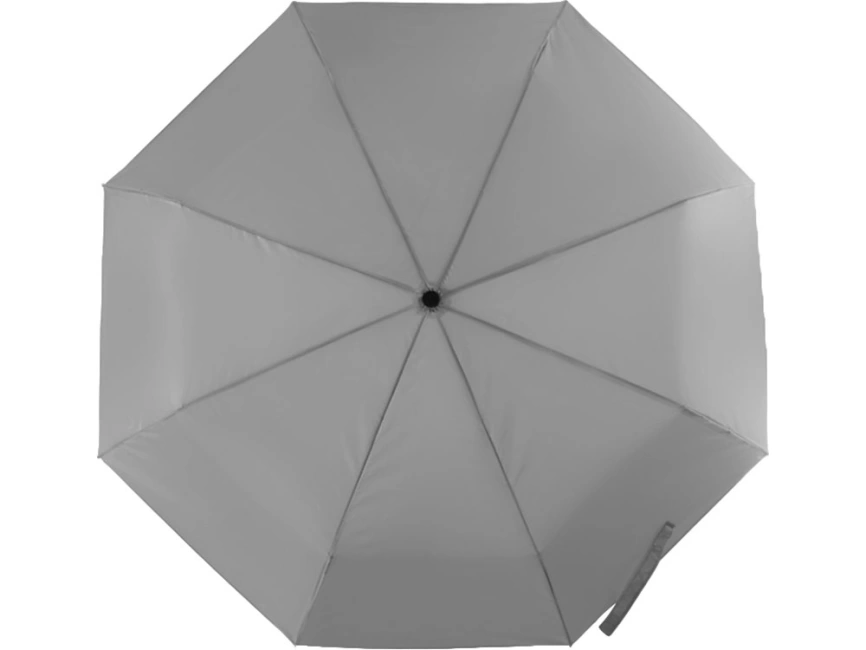 Зонт Picau из переработанного пластика в сумочке, серый фото 4