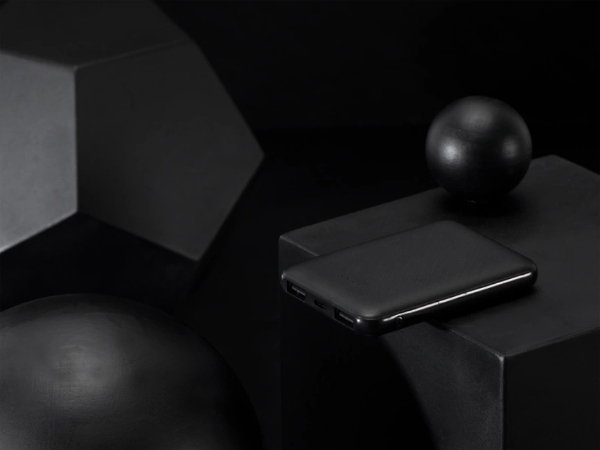 Портативное зарядное устройствоGrind, 5000 mAh, черный фото 13