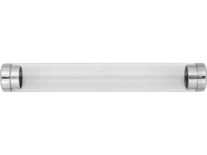 Тубус для 1 ручки Аяс, прозрачный/серебристый фото 3