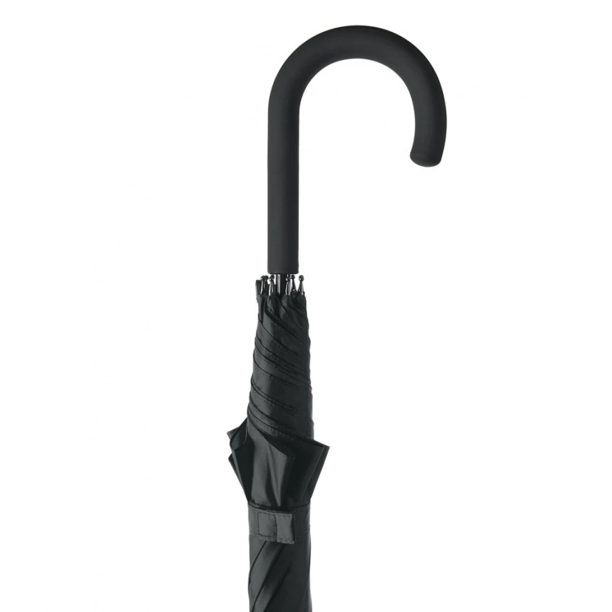 Зонт-трость Unit Wind, черный фото 6