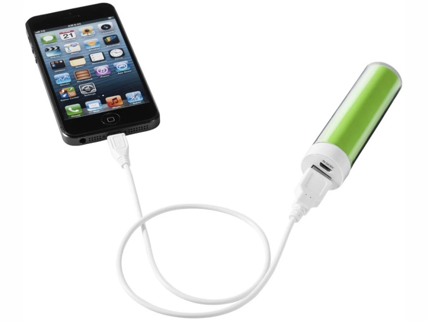 Портативное зарядное устройство Dash, 2200 мА/ч, лайм фото 3