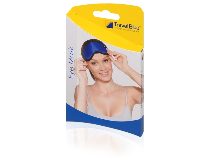 Повязка для глаз Travel Blue Eye Mask, синий/черный фото 4