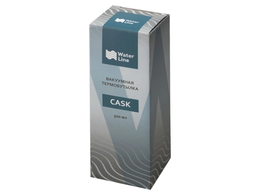 Вакуумная термобутылка Cask Waterline, soft touch, 500 мл, черный фото 7