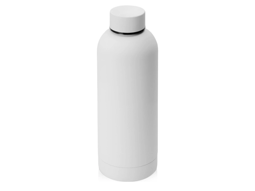Вакуумная термобутылка Cask Waterline, soft touch, 500 мл, белый фото 1