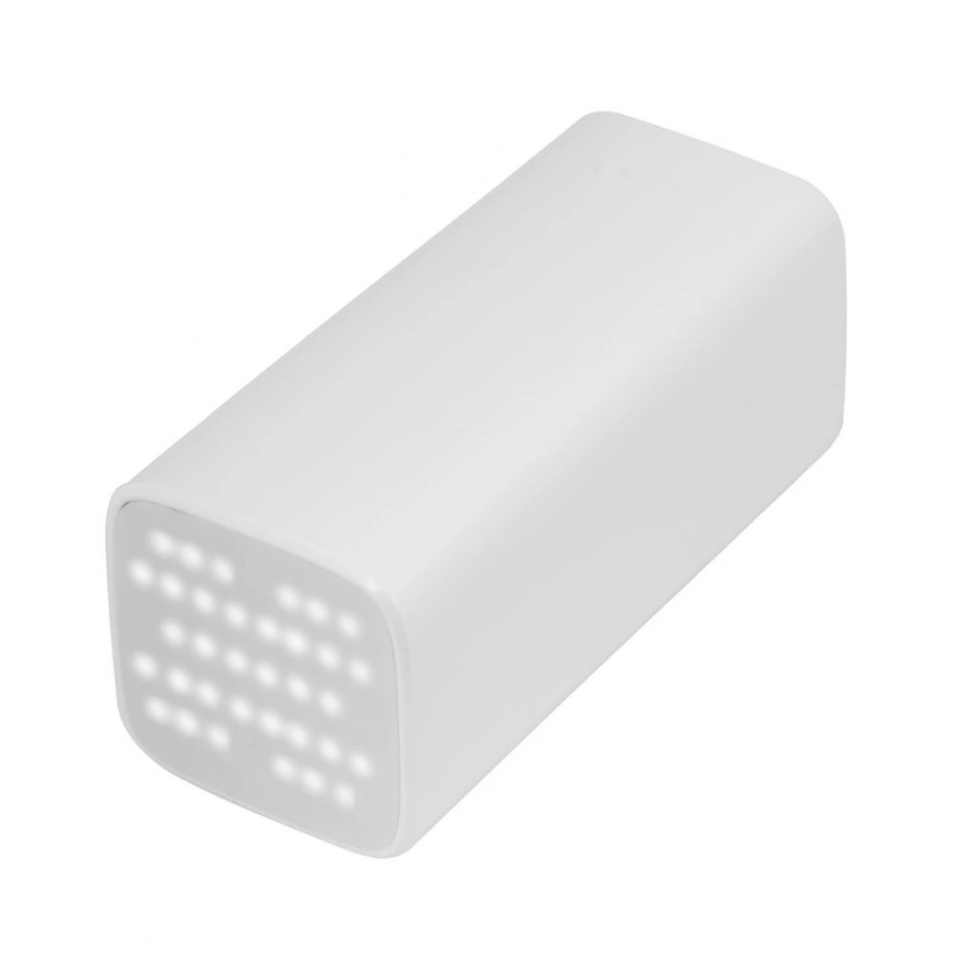 Внешний аккумулятор Power Torch 8000 мАч, глянцевый белый фото 3