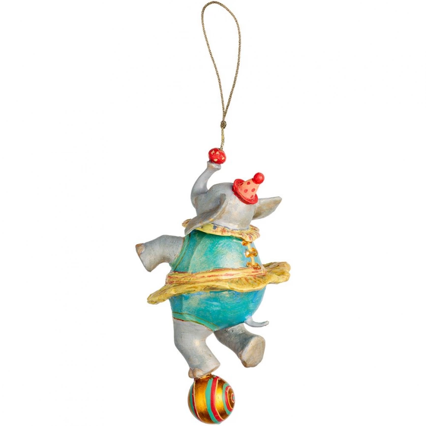Набор из 3 елочных игрушек Circus Collection: барабанщик, акробат и слон фото 7