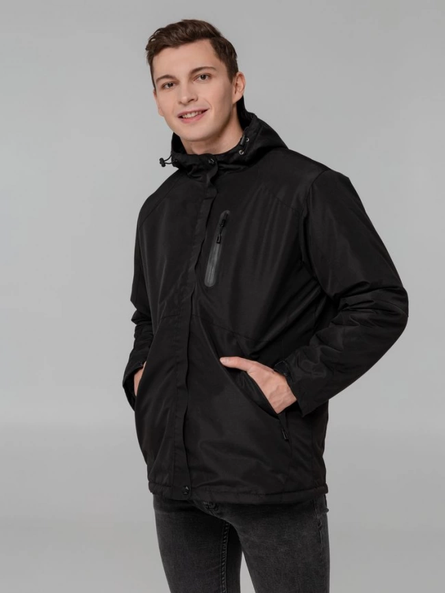 Куртка с подогревом Thermalli Pila, черная, размер M фото 16