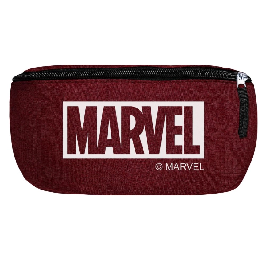 Поясная сумка Marvel, бордовая фото 4