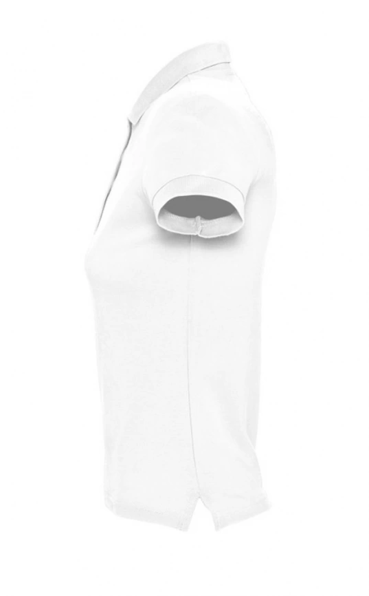 Рубашка поло женская Passion 170 белая, размер XL фото 3