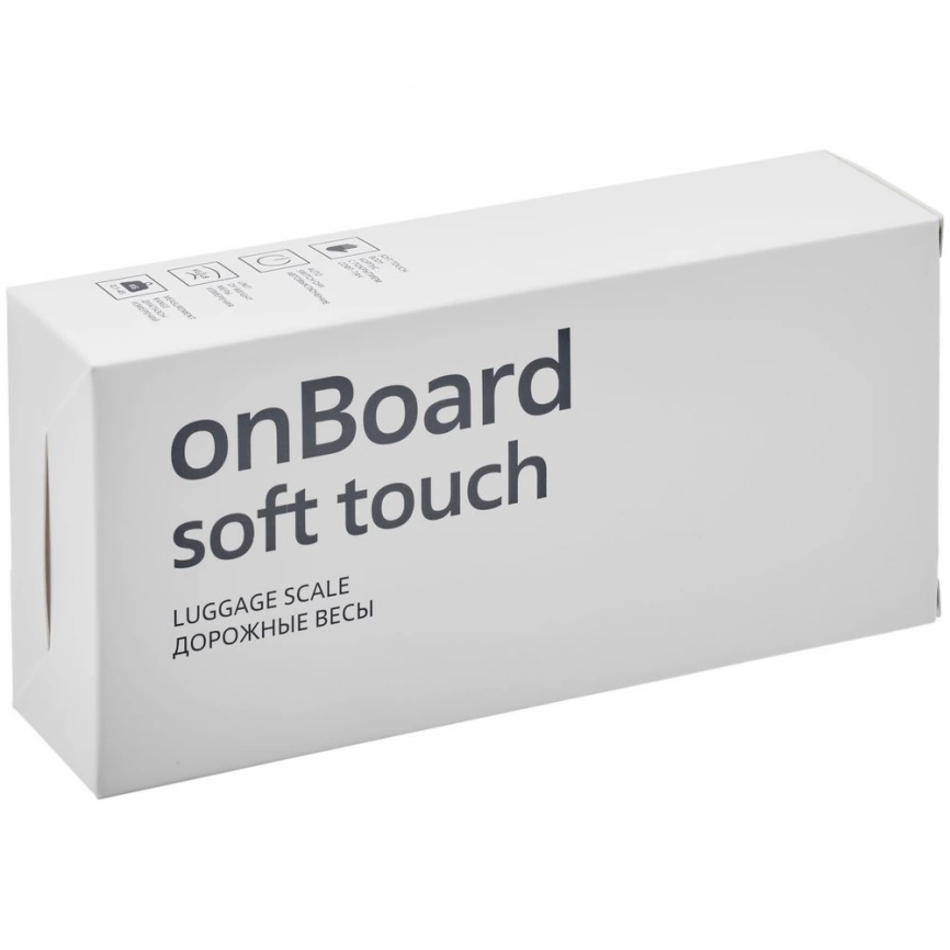 Дорожные весы onBoard Soft Touch, черные фото 10