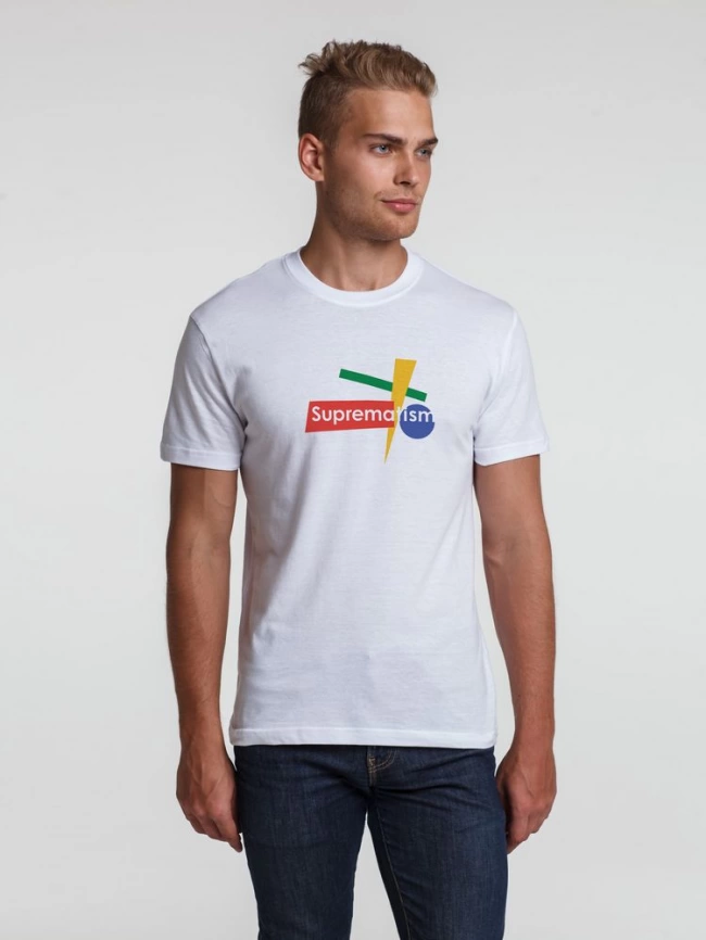 Футболка Suprematism, белая, размер S фото 5