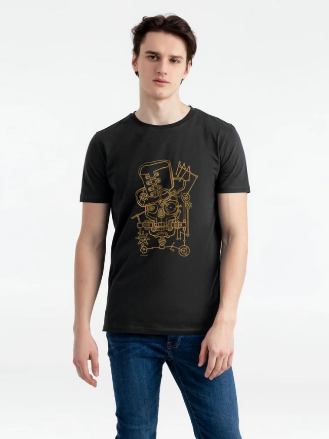 Футболка John Steampunk, черная, размер L фото 3