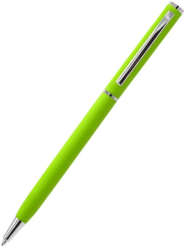 Ручка шариковая металлическая Tinny Soft, зелёная фото 2
