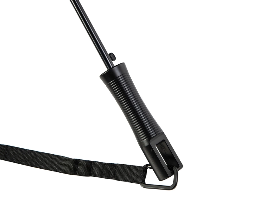 Зонт-трость Loop с плечевым ремнем, черный фото 6
