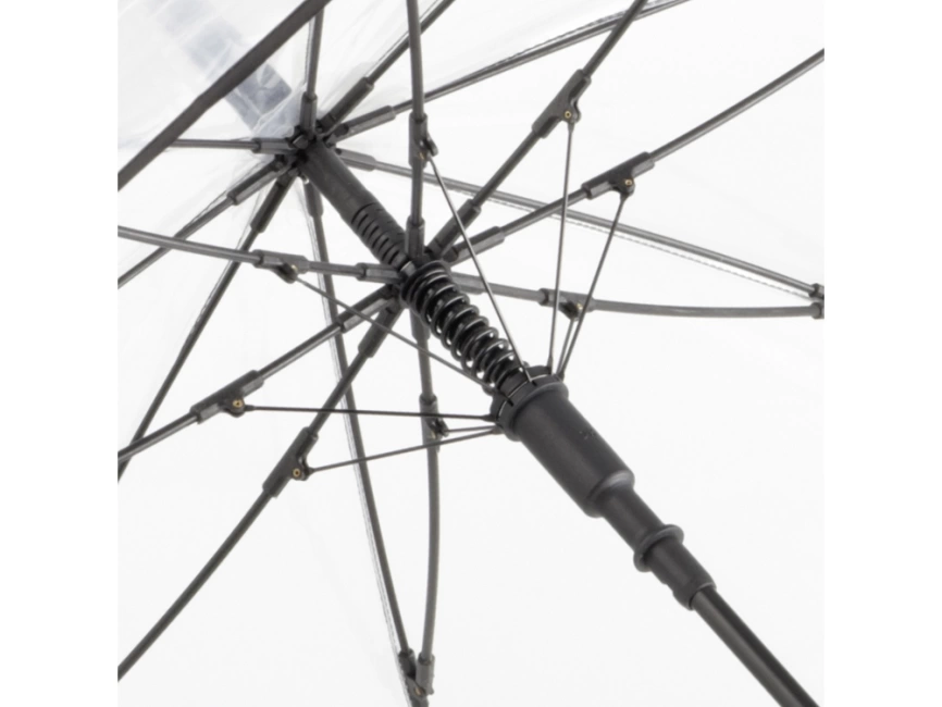 Зонт 7112 AC regular umbrella FARE® Pure  transparent-black фото 2