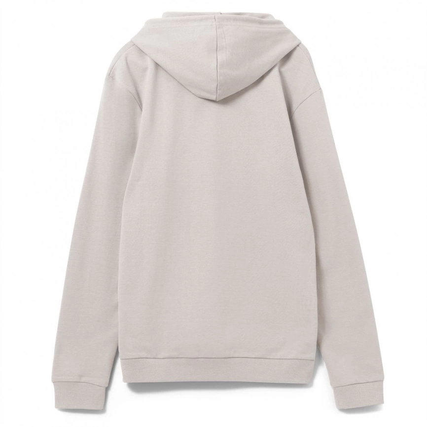 Толстовка с капюшоном унисекс Hoodie, дымчато-серая, размер 3XL фото 7