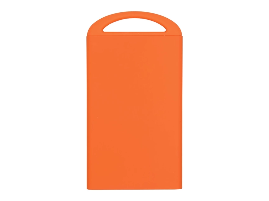 Портативное зарядное устройство Shine с зеркальной гравировкой, 4000 mAh, оранжевый фото 3