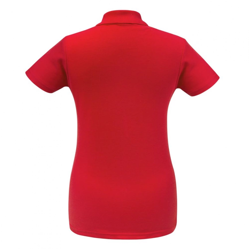 Рубашка поло женская ID.001 красная, размер L фото 2