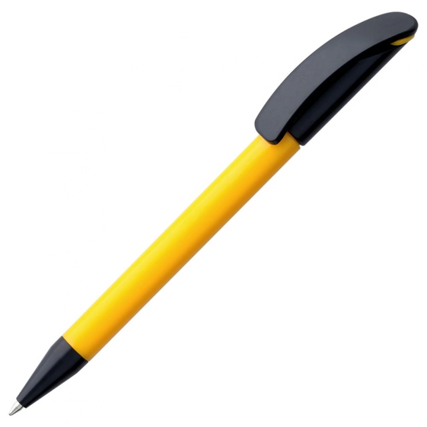 Ручка шариковая Prodir DS3 TPP Special, желтая с черным фото 2