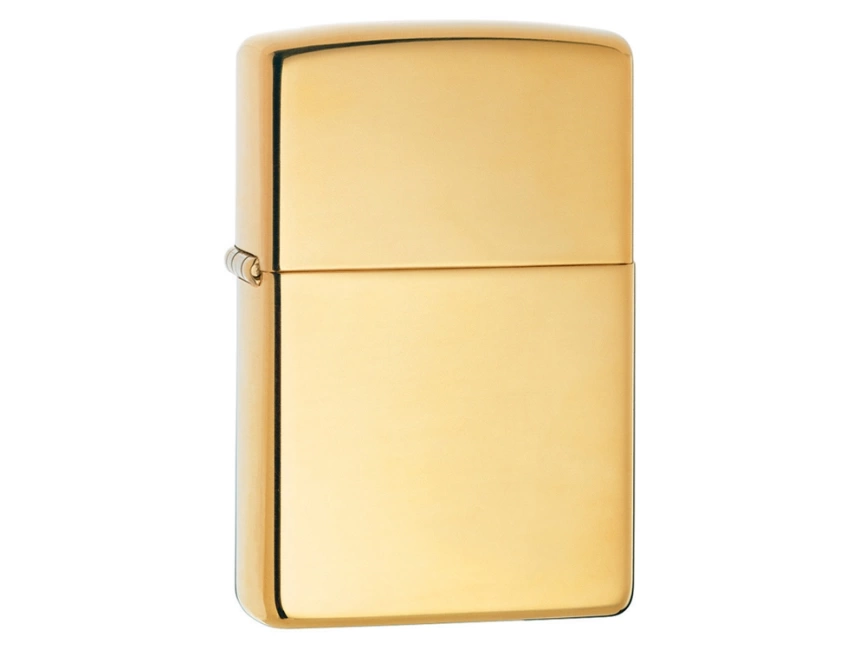 Зажигалка ZIPPO Classic с покрытием High Polish Brass, латунь/сталь, золотистая, 38x13x57 мм фото 1