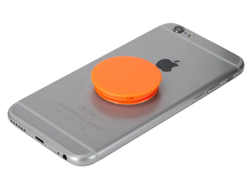 Держатель для телефона Pop Stand, оранжевый фото 4