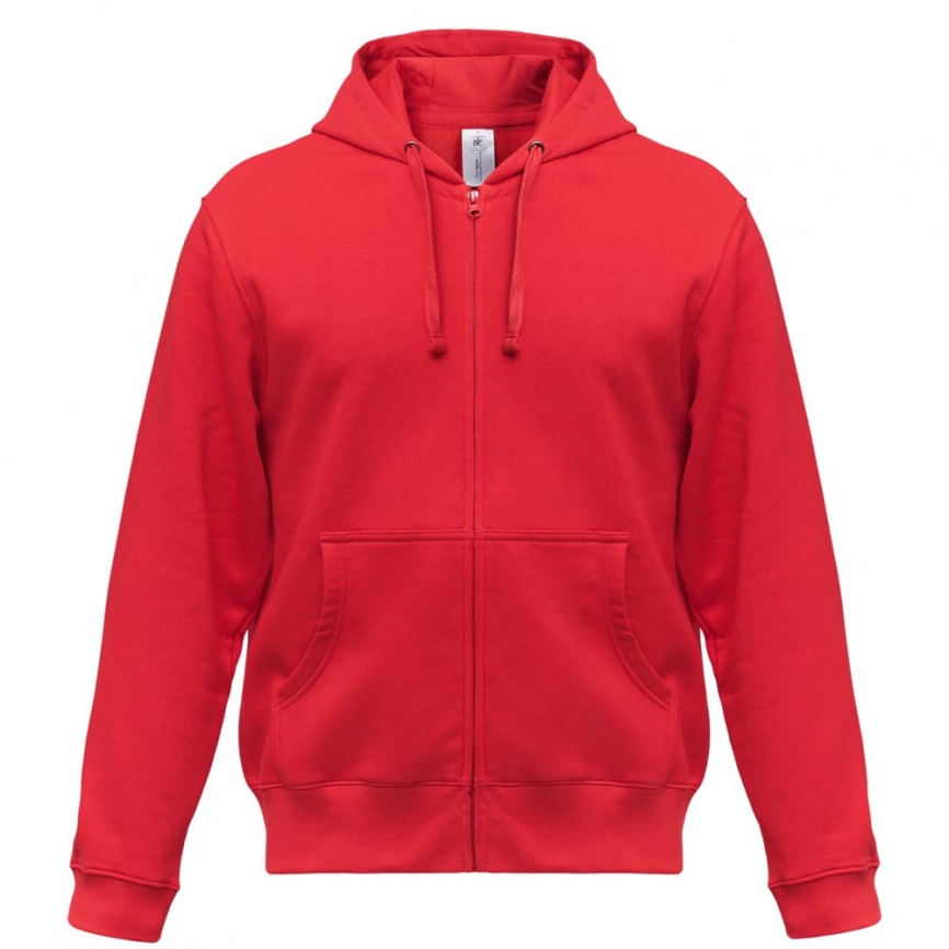 Толстовка мужская Hooded Full Zip красная, размер XXL фото 1