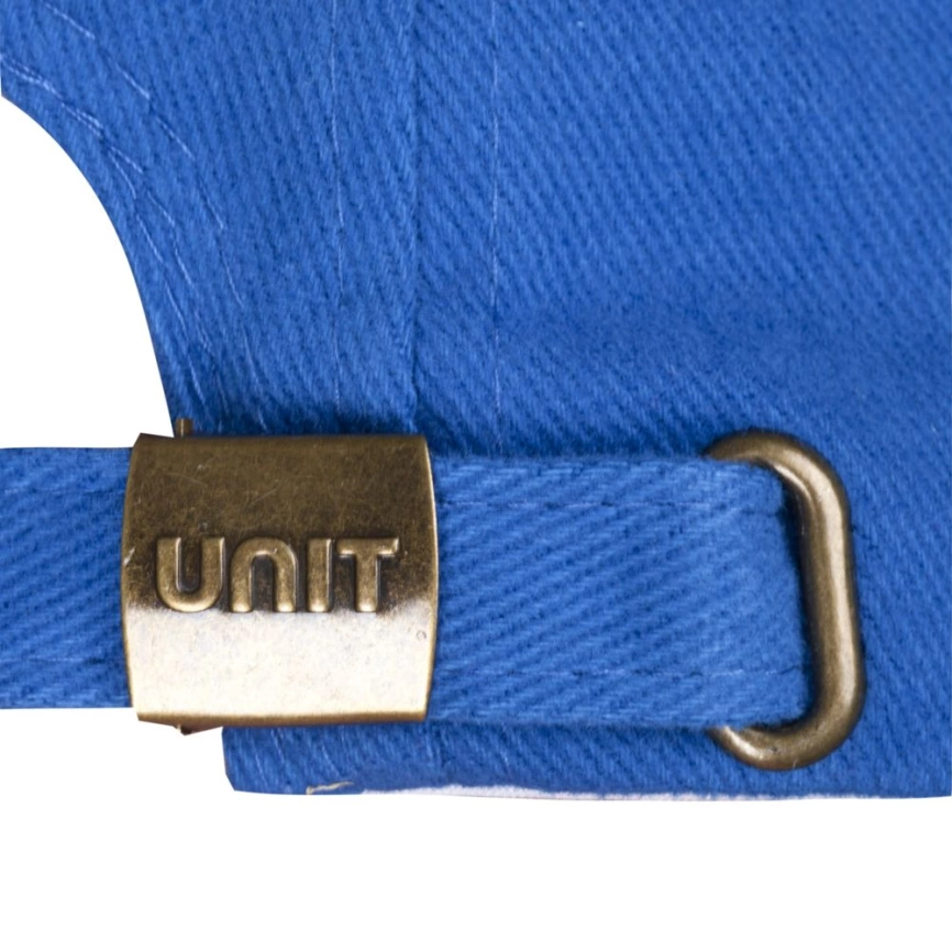 Бейсболка Unit Trendy, ярко-синяя с белым фото 2