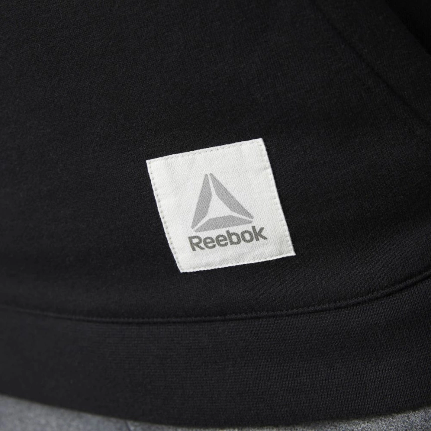 Толстовка мужская Crew Neck, черная, размер L фото 6