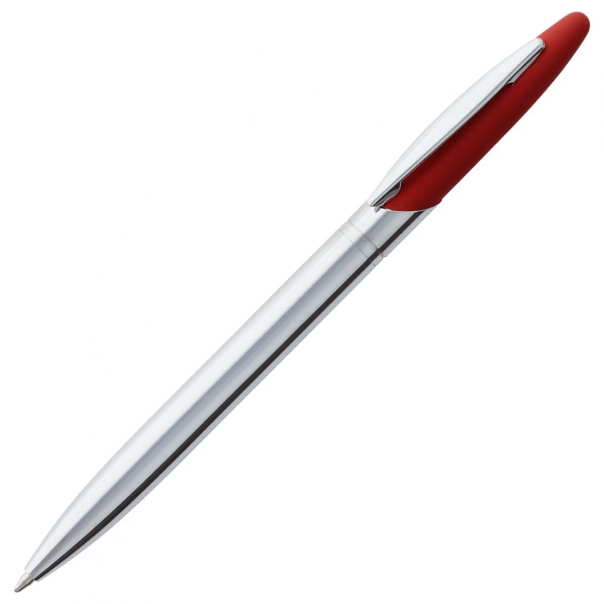 Ручка шариковая Dagger Soft Touch, красная фото 1