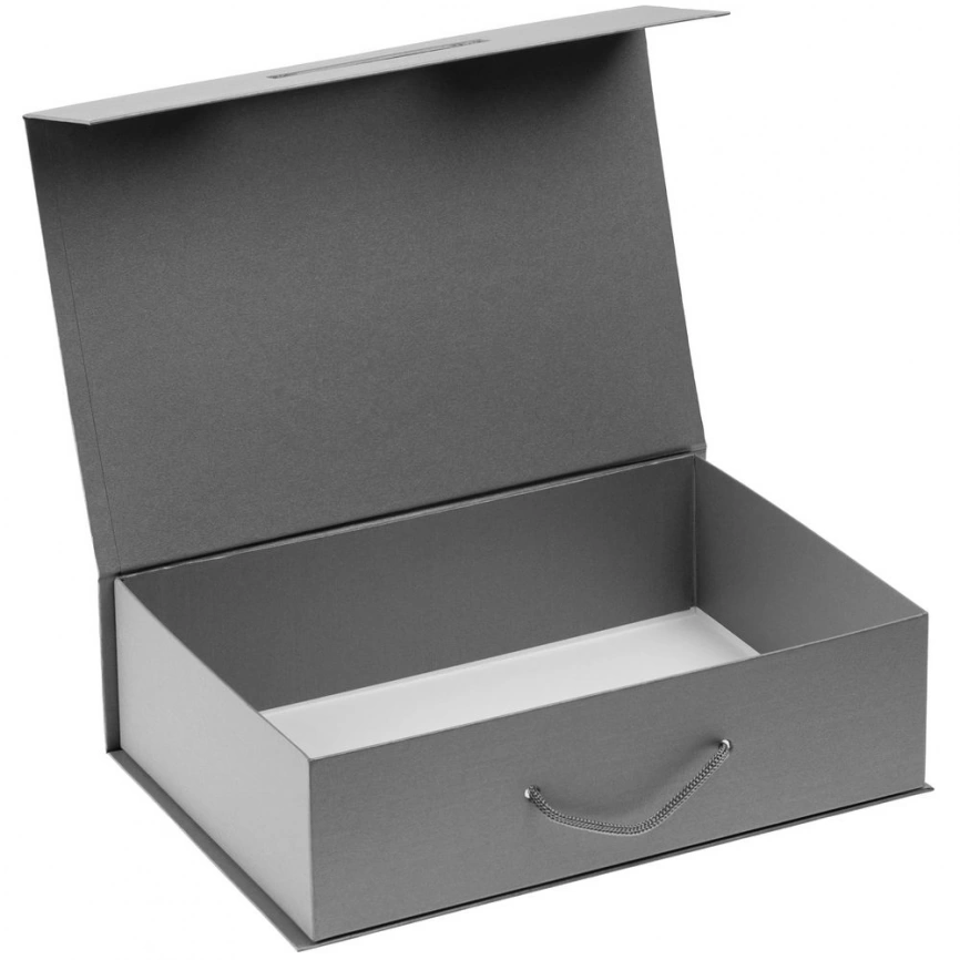 Коробка Case, подарочная, серебристая фото 5
