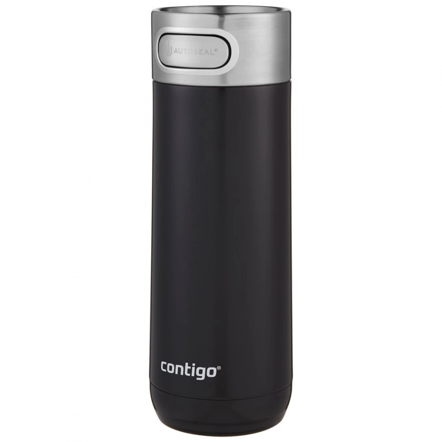 Термостакан Luxe XL, вакуумный, герметичный, черный фото 1