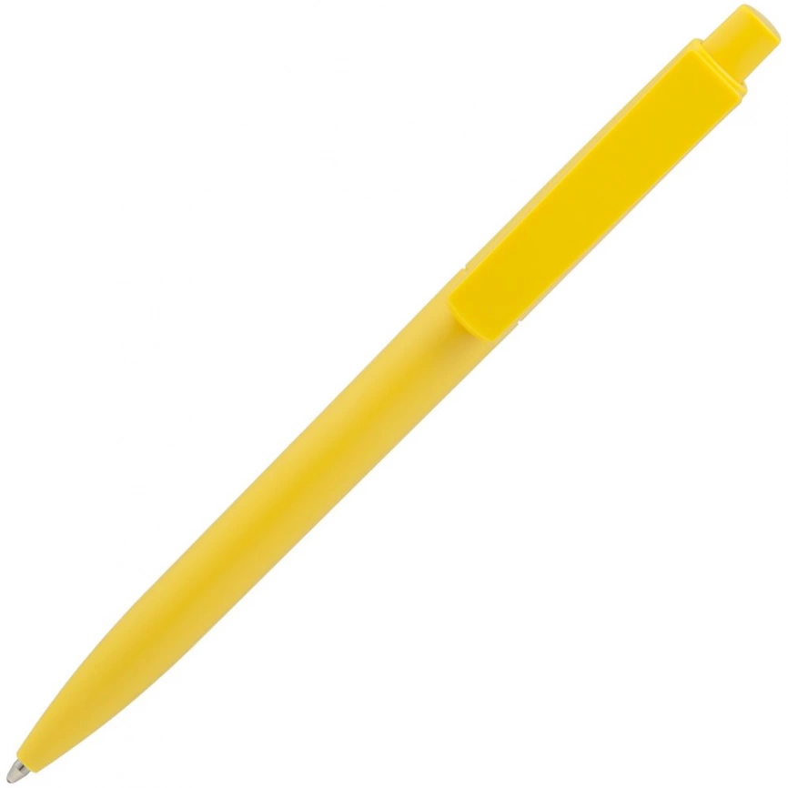 Ручка шариковая Crest, желтая фото 4