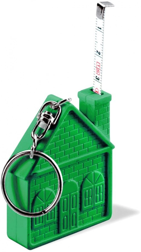 Брелок-рулетка Home, зелёный фото 1