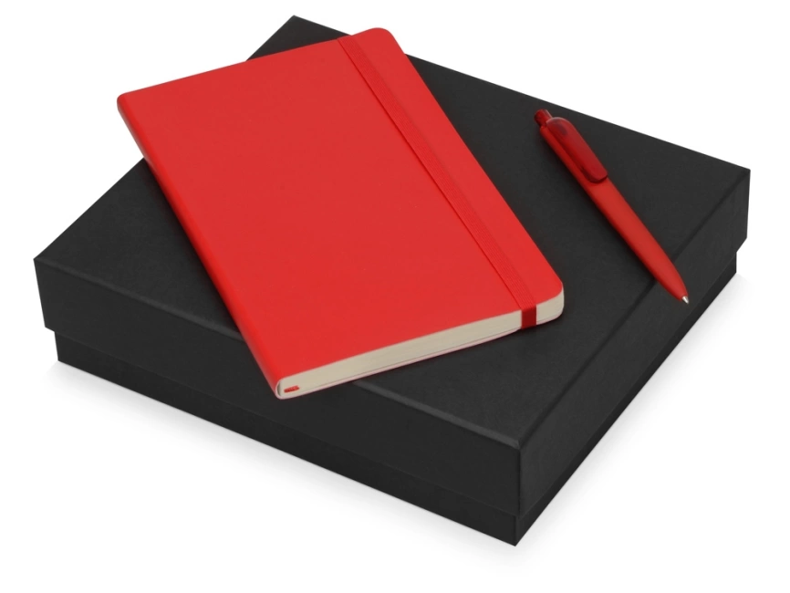 Подарочный набор Moleskine Indiana с блокнотом А5 Soft и ручкой, красный фото 2
