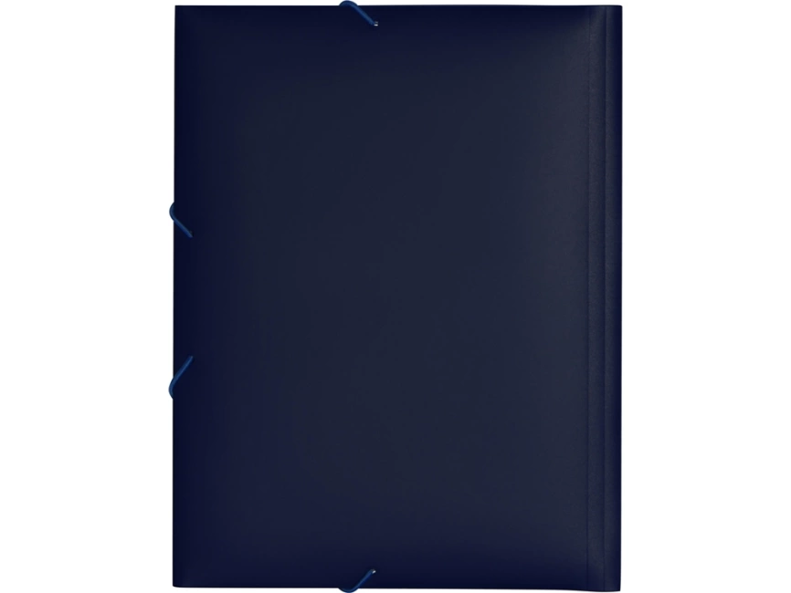 Папка формата А4 на резинке, синий фото 3