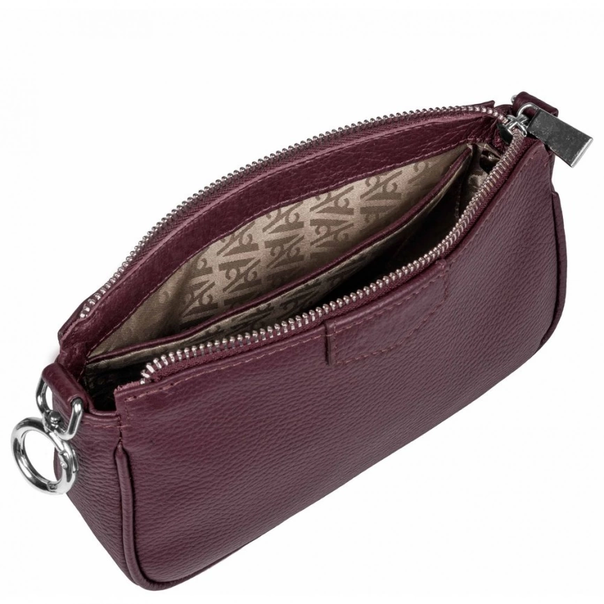 Сумка через плечо Gamma, бордовая фото 10