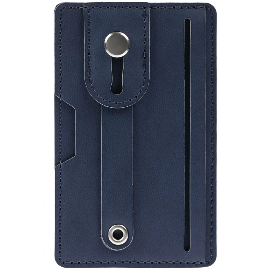 Чехол для карт на телефон Frank с RFID-защитой, синий фото 1