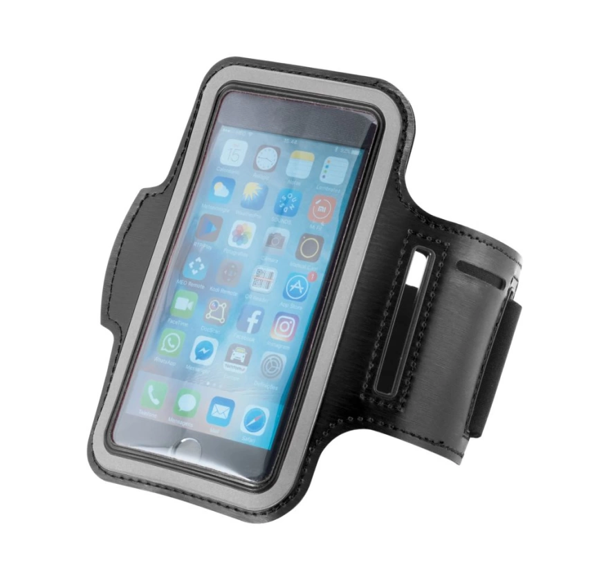 Чехол для смартфона на руку Hold Me Tight 5", черный фото 1