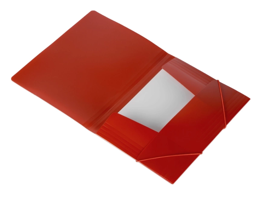 Папка формата А4 на резинке, красный фото 4