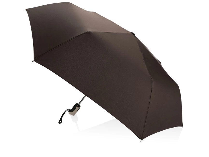 Зонт складной Оупен. Voyager, коричневый фото 2