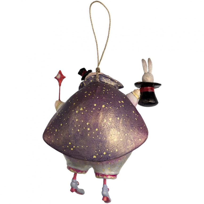 Набор из 3 елочных игрушек Circus Collection: фокусник, силач и лев фото 4