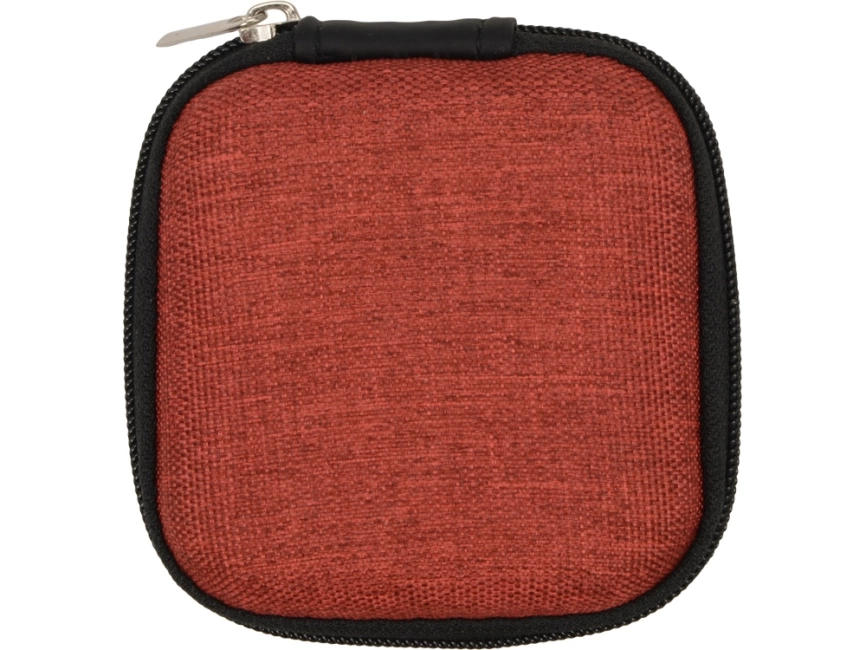 Набор с наушниками и зарядным кабелем 3-в-1 In motion, красный фото 7