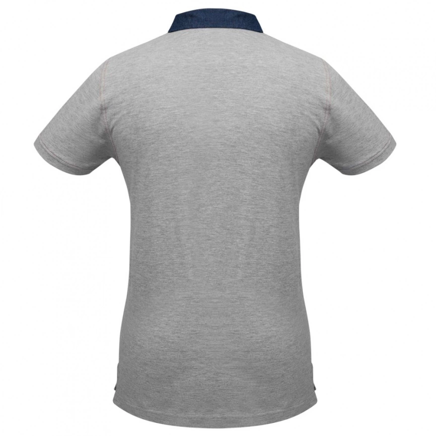 Рубашка поло мужская DNM Forward серый меланж, размер M фото 2