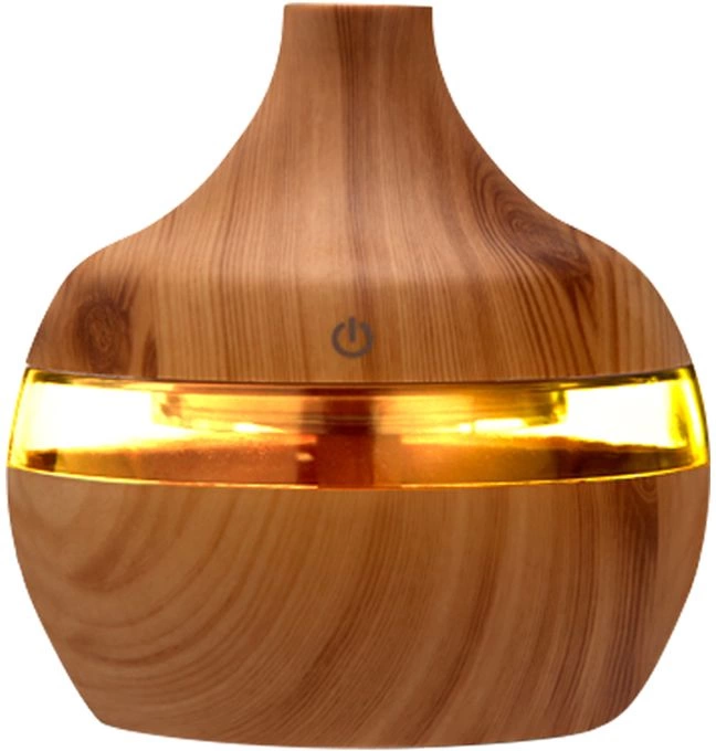 Светодиодный USB арома увлажнитель Holz, коричневый фото 1